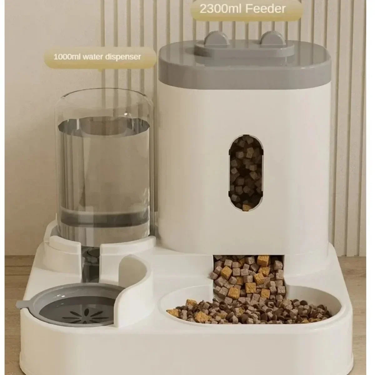 Automatic Pet Feeder & Water Fountain for Dogs and Cats