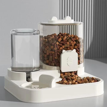 Automatic Pet Feeder & Water Fountain for Dogs and Cats